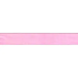 GERANIUM PINK Polyester Double Sided Satin Ribbon 9mm (3/8&quot;), Sold by the Metre