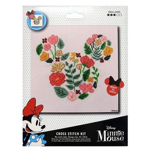 Disney 25cm MINNIE GARDEN No Count Cross Stitch Kit