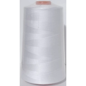 SPC WHITE Sewing &amp; Overlocker Thread 5000m, Spun Polyester Thread