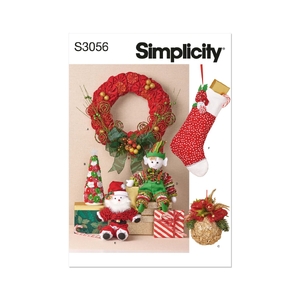 Simplicity Sewing Pattern S3056 Holiday Crafts