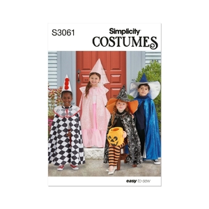 Simplicity Sewing Pattern S3061 Children’s Costumes Sizes 3-8