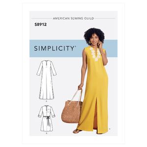 Simplicity Sewing Pattern S8912 Misses&#39; Dress H5 Sizes 6-14