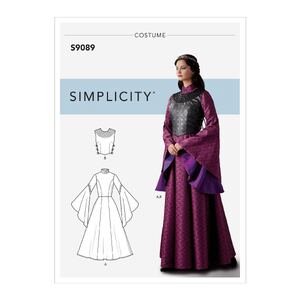 Women's & Plus Size Amazing Fit Dresses Simplicity Sewing Pattern 2247