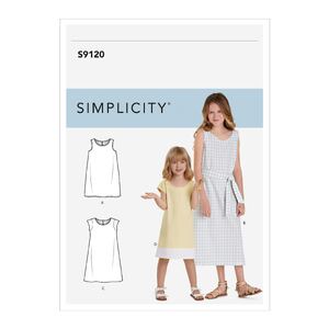 Simplicity Sewing Pattern S9120 Children&#39;s &amp; Girls&#39; Dresses