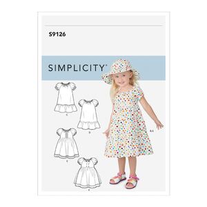 Simplicity Sewing Pattern S9126 Toddlers&#39; Dresses