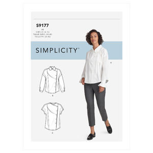 S9177 MISSES&#39; TOPS Simplicity Sewing Pattern 9177