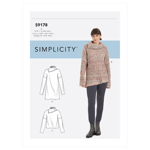 Simplicity Sewing Pattern S9178 Misses&#39; Tops Simplicity Sewing Pattern 9178