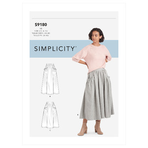 S9180 MISSES&#39; SKIRTS Simplicity Sewing Pattern 9180