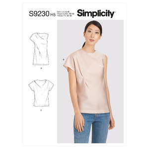 S9230 MISSES' TOPS Simplicity Sewing Pattern 9230