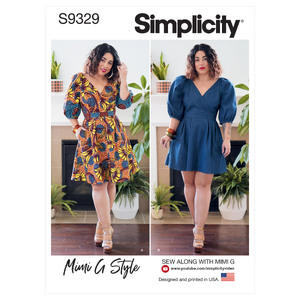 S9329 MISSES&#39; DRESS Simplicity Sewing Pattern 9329