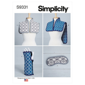 S9331 SHLDR &amp; WRIST WRAP, MASK Simplicity Sewing Pattern 9331