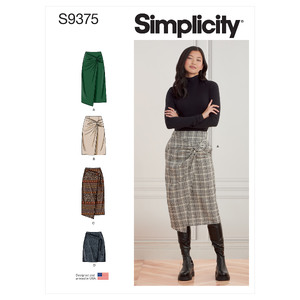 S9375 MISSES&#39; SKIRTS Simplicity Sewing Pattern 9375