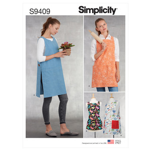 S9409 MISSES&#39; APRONS Simplicity Sewing Pattern 9409