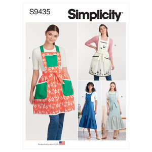 S9435 MISSES&#39; APRONS Simplicity Sewing Pattern 9435