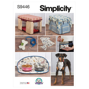 S9446 PET CRATE COVER &amp; ACCESS Simplicity Sewing Pattern 9446