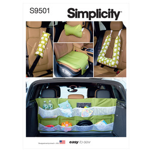 S9501 CAR ACCESSORIES Simplicity Sewing Pattern 9501
