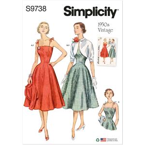 Simplicity Sewing Pattern S9738 Misses Dresses and Jacket