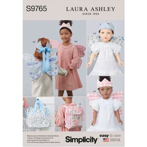 Simplicity Sewing Pattern S9765OS Children&#39;s Wings Sizes S-M-L Crown Tote Backpack