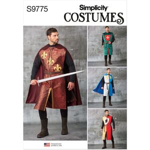 Simplicity Sewing Pattern S9775OS Unisex Tabards, Capes and Heraldic Shields