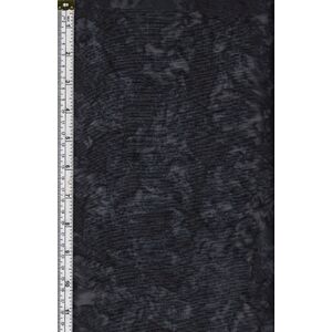 Batik Australia Tonal Batiks T-BLACK, 110cm Wide, Tone on Tone 56cm REMNANT