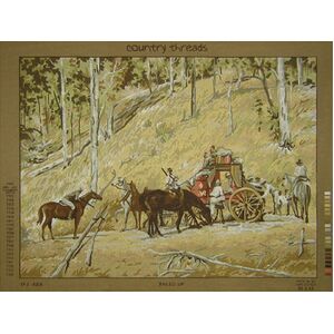 BAILED UP Tapestry Design Printed On Canvas TFJ-4008