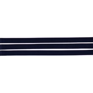 NAVY 12mm Satin Bias Binding, Single Folded, Sold by the Metre