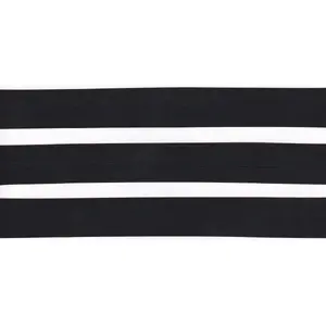 BLACK 20mm Satin Bias Binding, Single Folded, Sold by the Metre