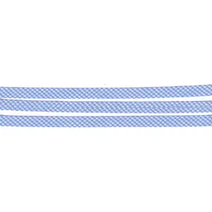 SKY-WHITE 12mm Cotton Bias Binding Single Folded, by the Metre