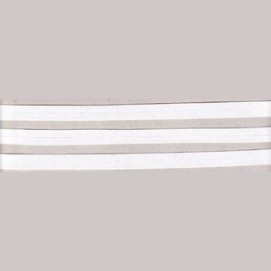 WHITE 12mm Cotton Bias Binding Single Folded, by the Metre