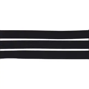 BLACK 20mm Cotton Bias Binding Single Folded, by the Metre