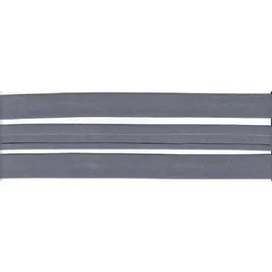 GREY &quot;Factory Seconds&quot; 20mm Cotton Bias Binding Single Folded, by the Metre