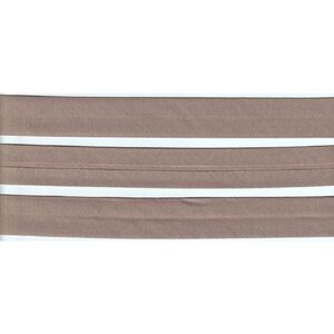 BEIGE 25mm Cotton Bias Binding Single Folded, by the Metre