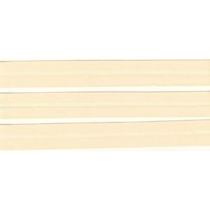 CREAM 25mm Cotton Bias Binding Single Folded, by the Metre