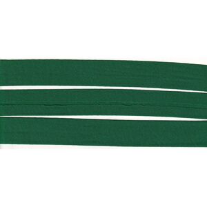 DARK GREEN 25mm Cotton Bias Binding Single Folded, by the Metre