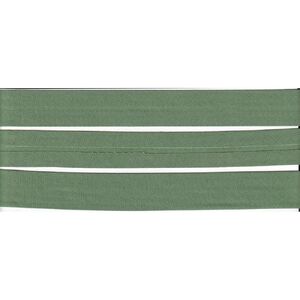 DUSTY GREEN 25mm Cotton Bias Binding Single Folded, by the Metre