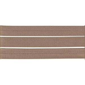 HESSIAN 25mm Cotton Bias Binding Single Folded, by the Metre