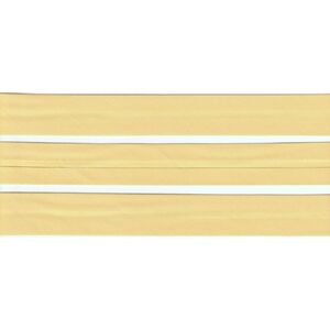 LIGHT MUSTARD 25mm Cotton Bias Binding Single Folded, by the Metre