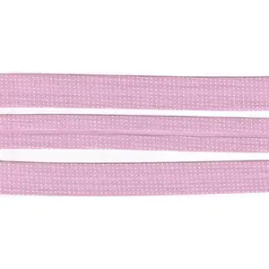 MICRO DOT PINK Print Cotton Bias Binding, 25mm Single Folded By The Metre