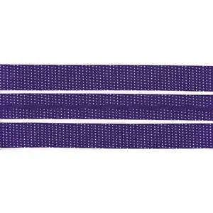 MICRODOT PURPLE 25mm Cotton Bias Binding Single Folded By The Metre