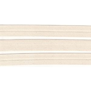 NATURAL SEEDED 25mm Cotton Bias Binding Single Folded, by the Metre