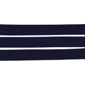 NAVY 25mm Cotton Bias Binding Single Folded, by the Metre