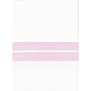 PINK Print Cotton Bias Binding, 25mm Single Folded x 10 Metres