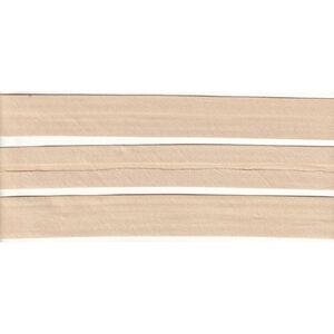 SAND 25mm Cotton Bias Binding Single Folded, by the Metre