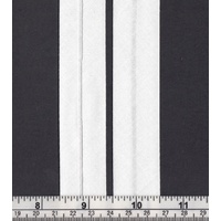 WHITE 25mm Cotton Bias Binding Single Folded Per Metre