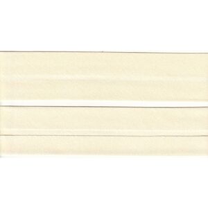 CREAM 50mm Cotton Bias Binding Single Folded, By The Metre