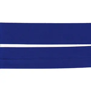 ROYAL BLUE 50mm Cotton Bias Binding Single Folded, By The Metre