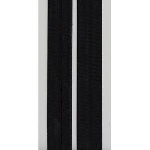 BLACK 6mm Cotton Bias Binding Single Folded x 10 Metres