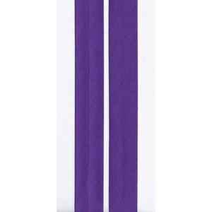 PURPLE 6mm Cotton Bias Binding Single Folded x 5 Metres