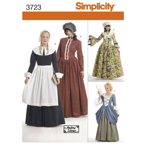 Women&#39;s Costumes Simplicity Sewing Pattern 3723