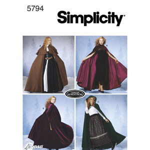 Women&#39;s Costumes Simplicity Sewing Pattern 5794